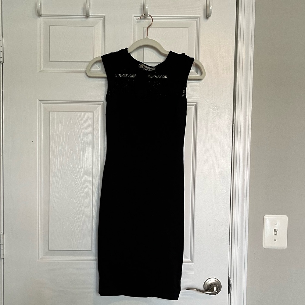 Elegant Black Lace Dress